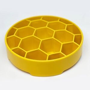 Soda pup slow feed bowl honeycomb